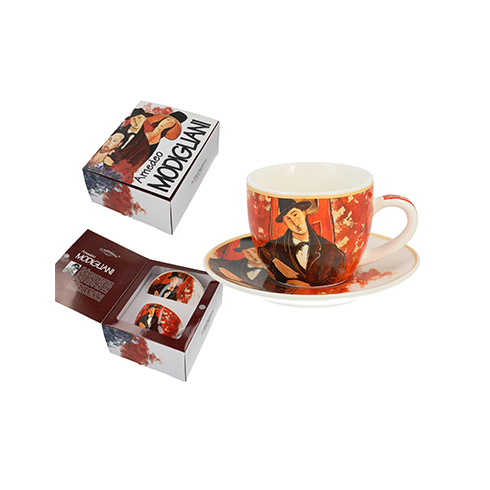 Carmani Porcelan | Carmani solja sa tacnom za espresso Modigliani Mario Varvogli 80ml